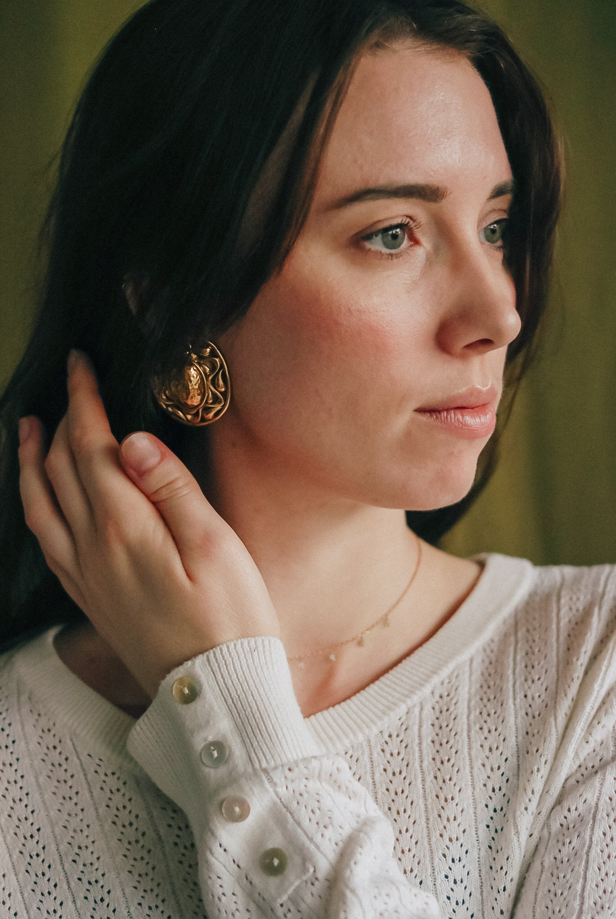 portrait avec details maille