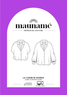 la chemise bomba du 32 au 52 patron de couture pour femme à coudre 