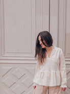 Silhouette patron pour femme maunamé avec la blouse Deepa